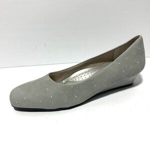 Trotters Womens Lauren Heels Light Grey Size 12 Narrow